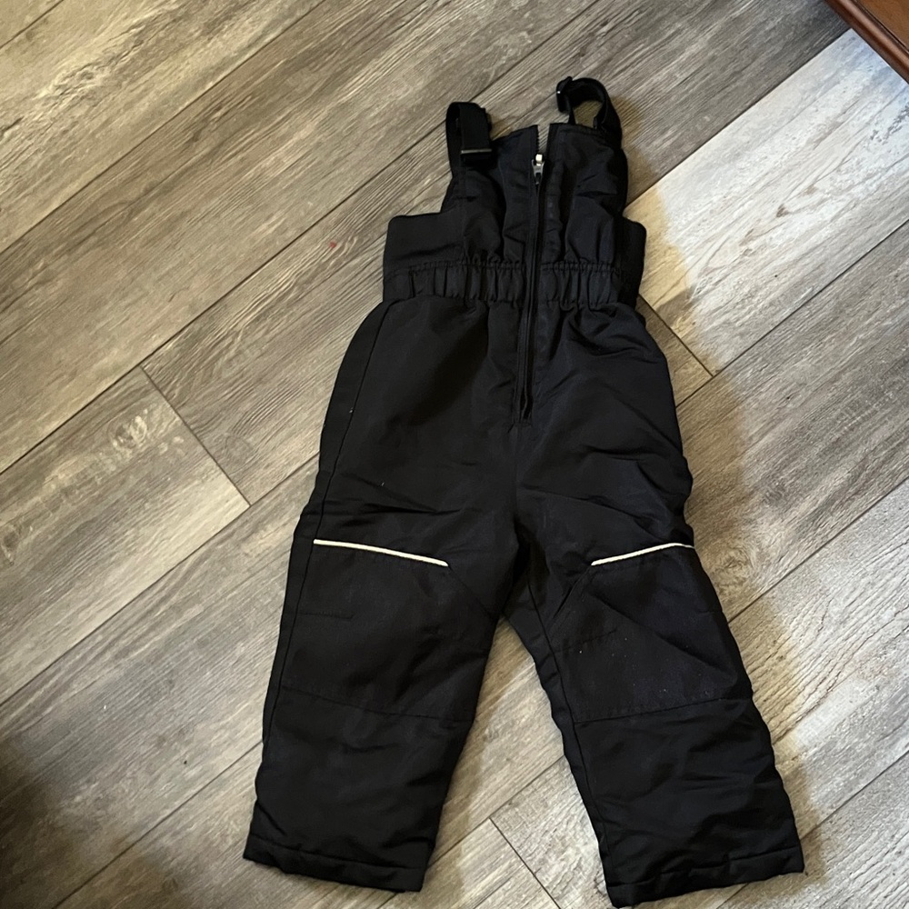 Swiss Tech Black Kids Overall Snowpants